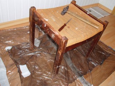 Как самому обновить старый стул