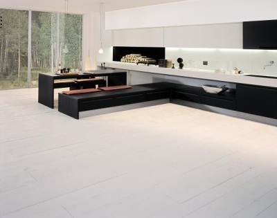 Идея дизайна большой кухни