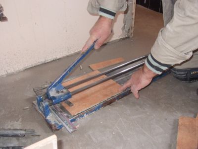 Разрезание керамической плитки в домашних условиях